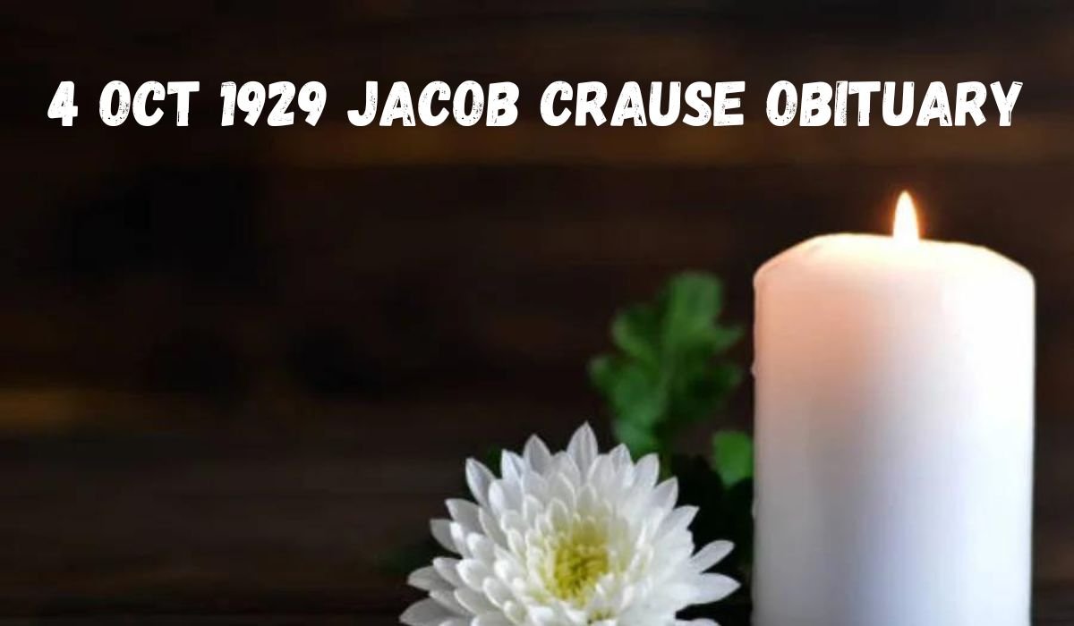 4 oct 1929 jacob crause obituary