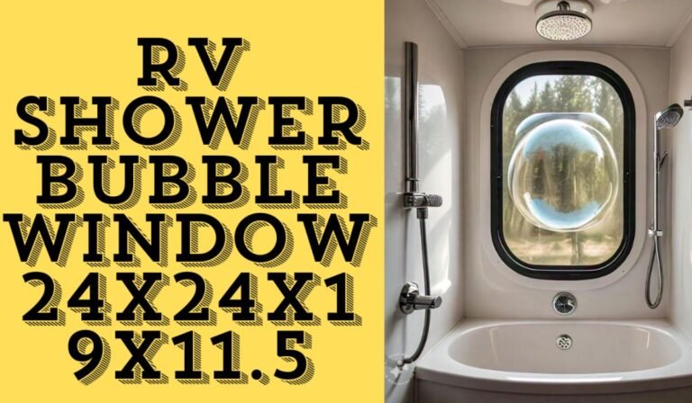 rv shower bubble window 24x24x19x11.5